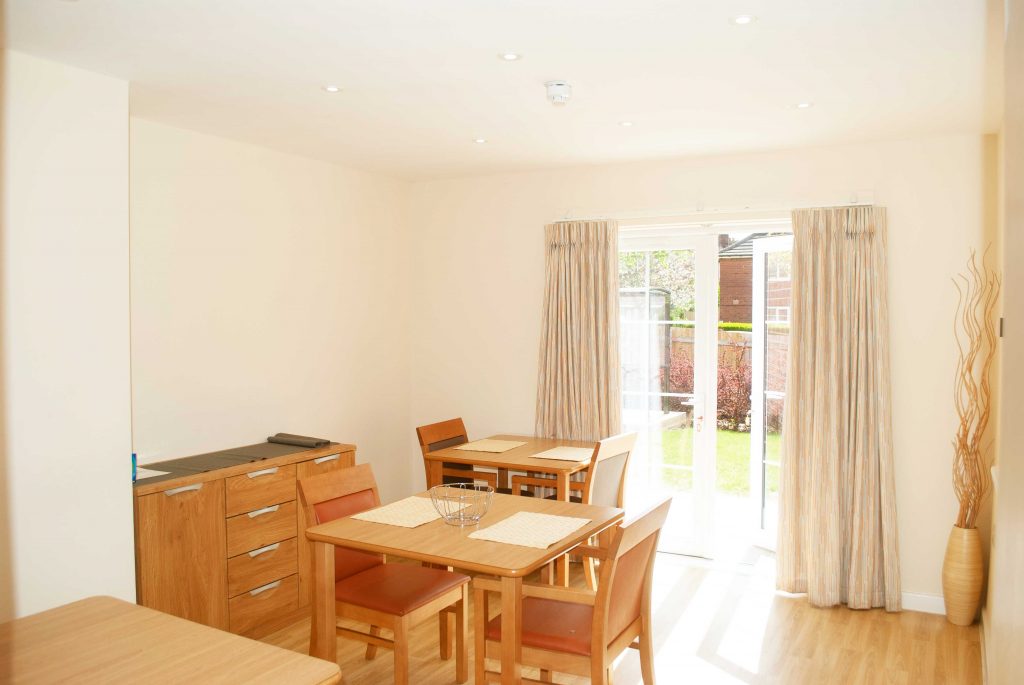 Communal dining area at Millcroft