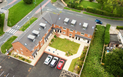 Park Place - aerial shot