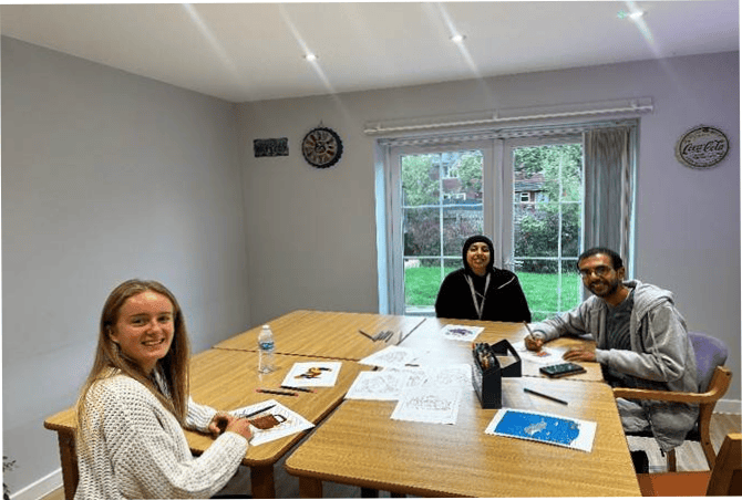 Creative activity supports wellbeing at Millcroft in Leeds